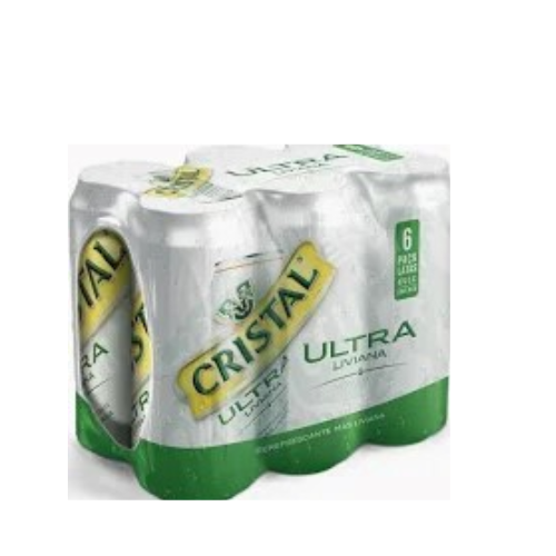 Cerveza Cristal Ultra 6x470cc